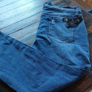 New Directions Skinny Jeans - Deep Blue